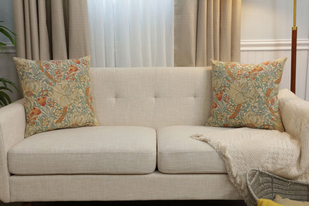 Golden Lily Light William Morris European Cushion Cover