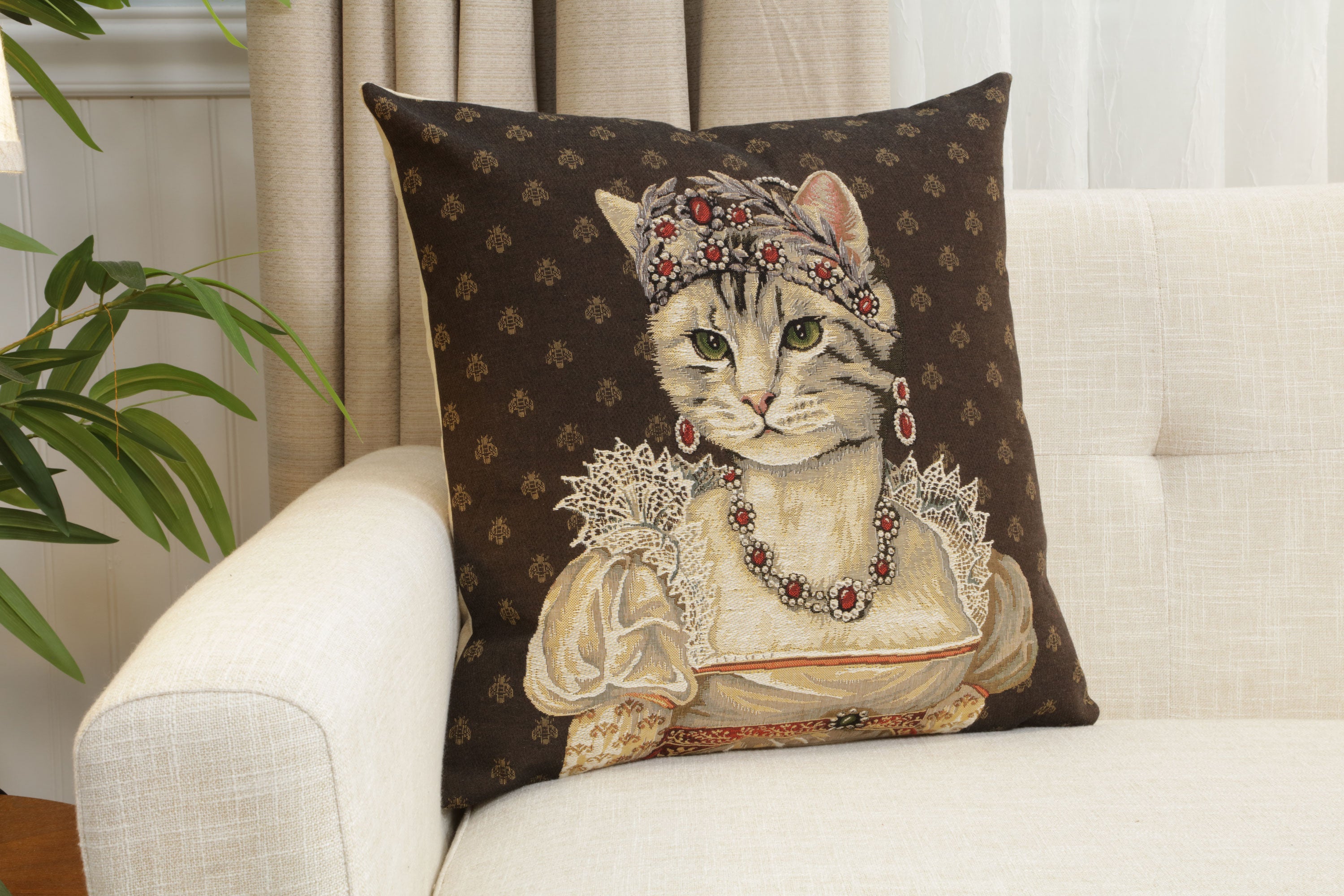 Chat Josephine European Cushion Cover