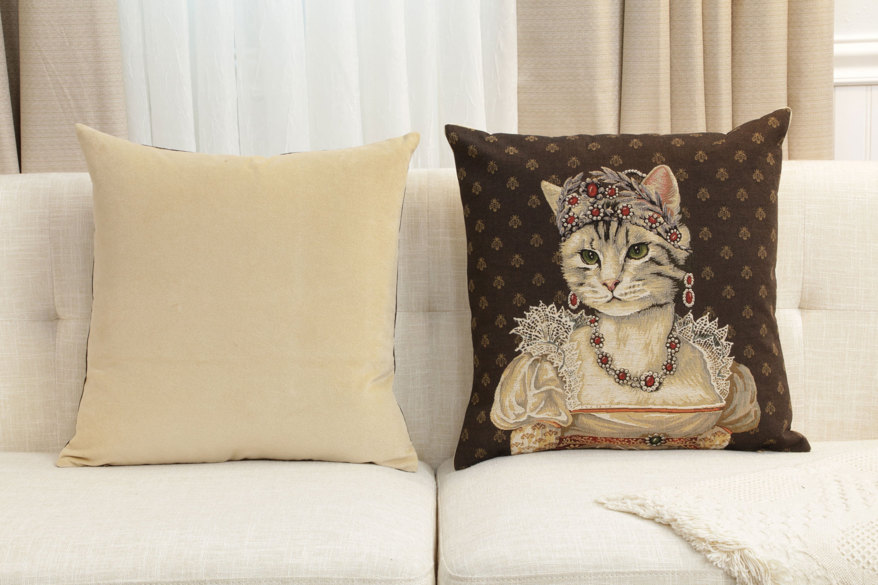 Chat Josephine European Cushion Cover