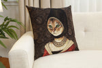 Cat With Hat A European Cushion Cover