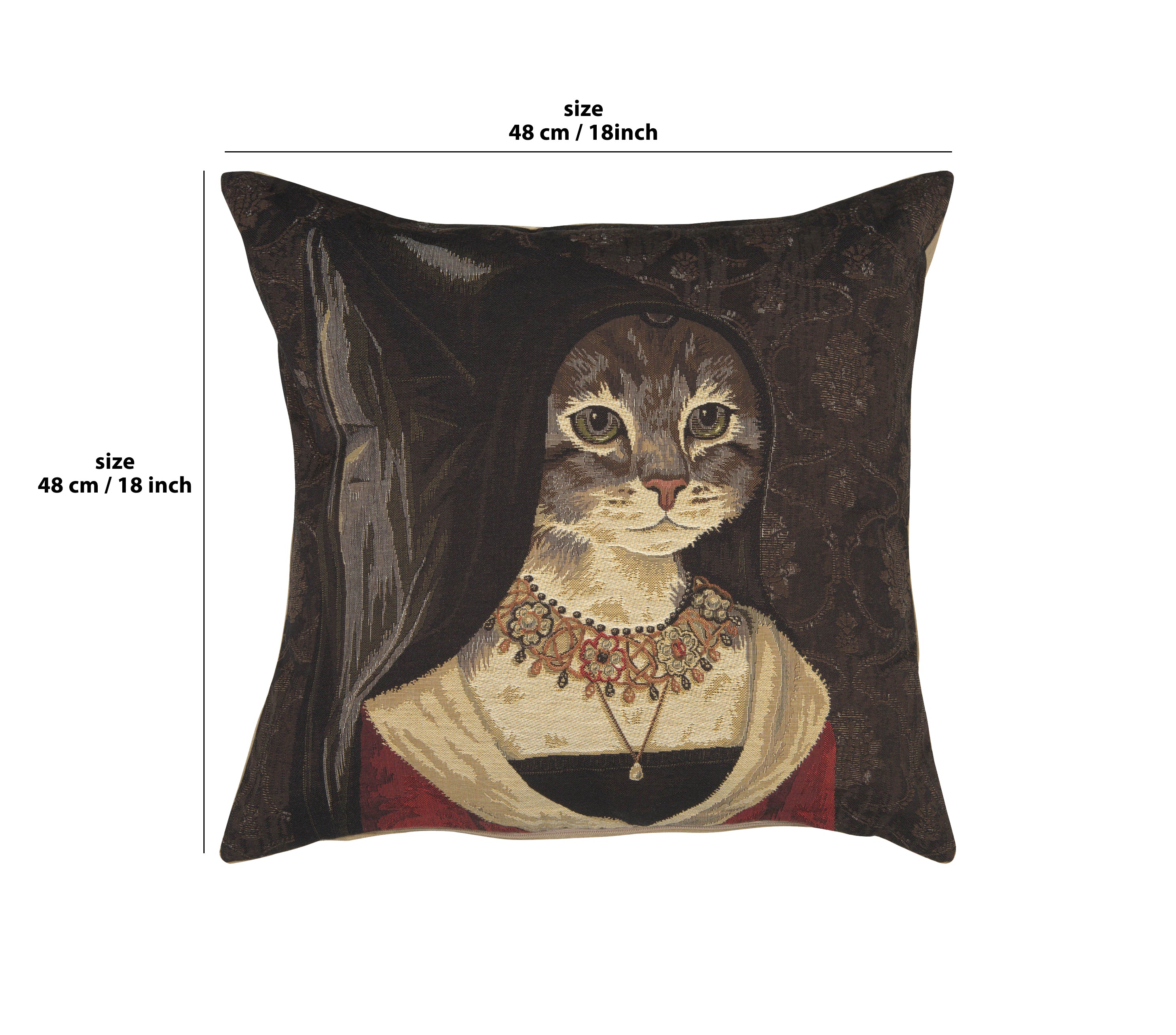 Cat With Hat B European Cushion Cover