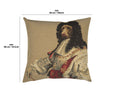 Chien Louis XIV European Cushion Cover
