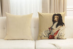 Chien Louis XIV European Cushion Cover