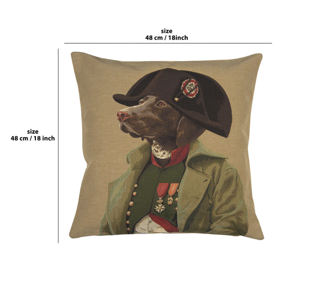 Chien Napoleon European Cushion Cover