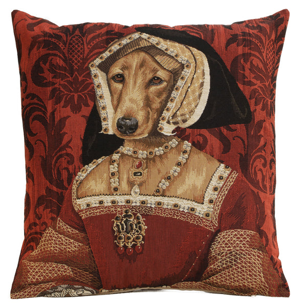 Chien Claude de France European Cushion Cover