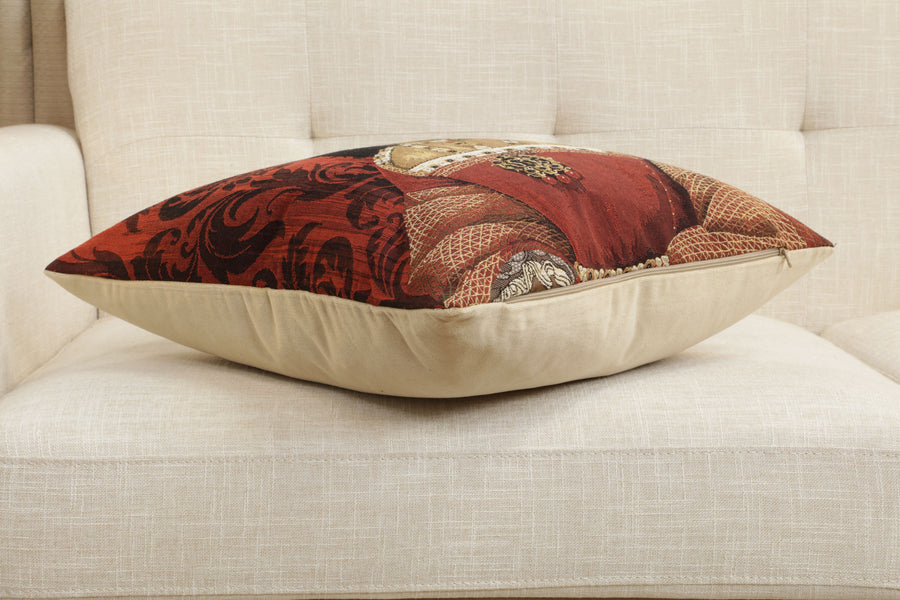 Chien Claude de France European Cushion Cover