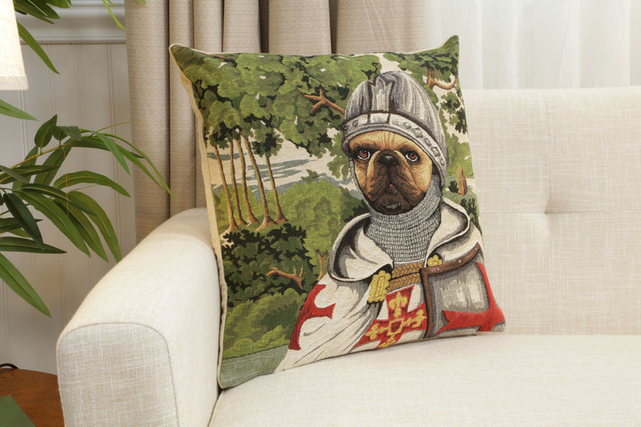 Chien Lancelot European Cushion Cover