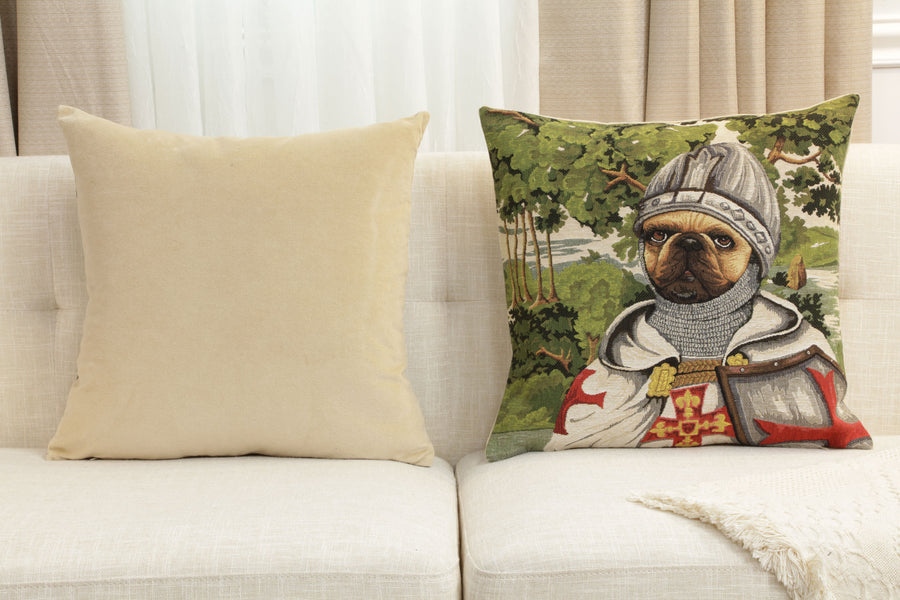 Chien Lancelot European Cushion Cover