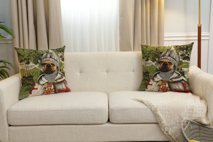 Chien Lancelot European Cushion Cover