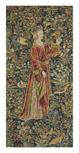 Promenade I Left Panel Light Belgian Tapestry Wall Hanging