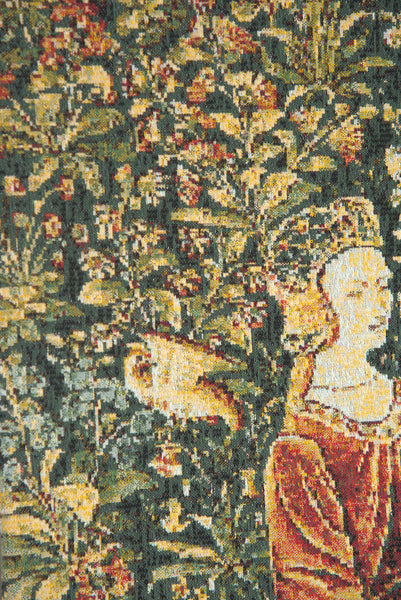 Promenade I Left Panel Light Belgian Tapestry Wall Hanging