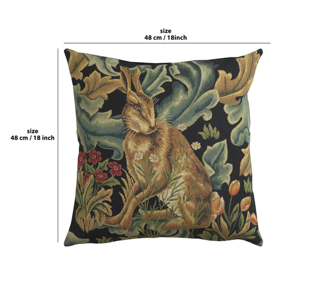 Hare by William Morris European Cushion Cover