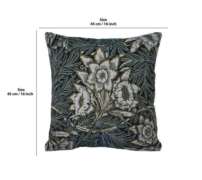 Tulips and Willows Belgian Cushion Cover