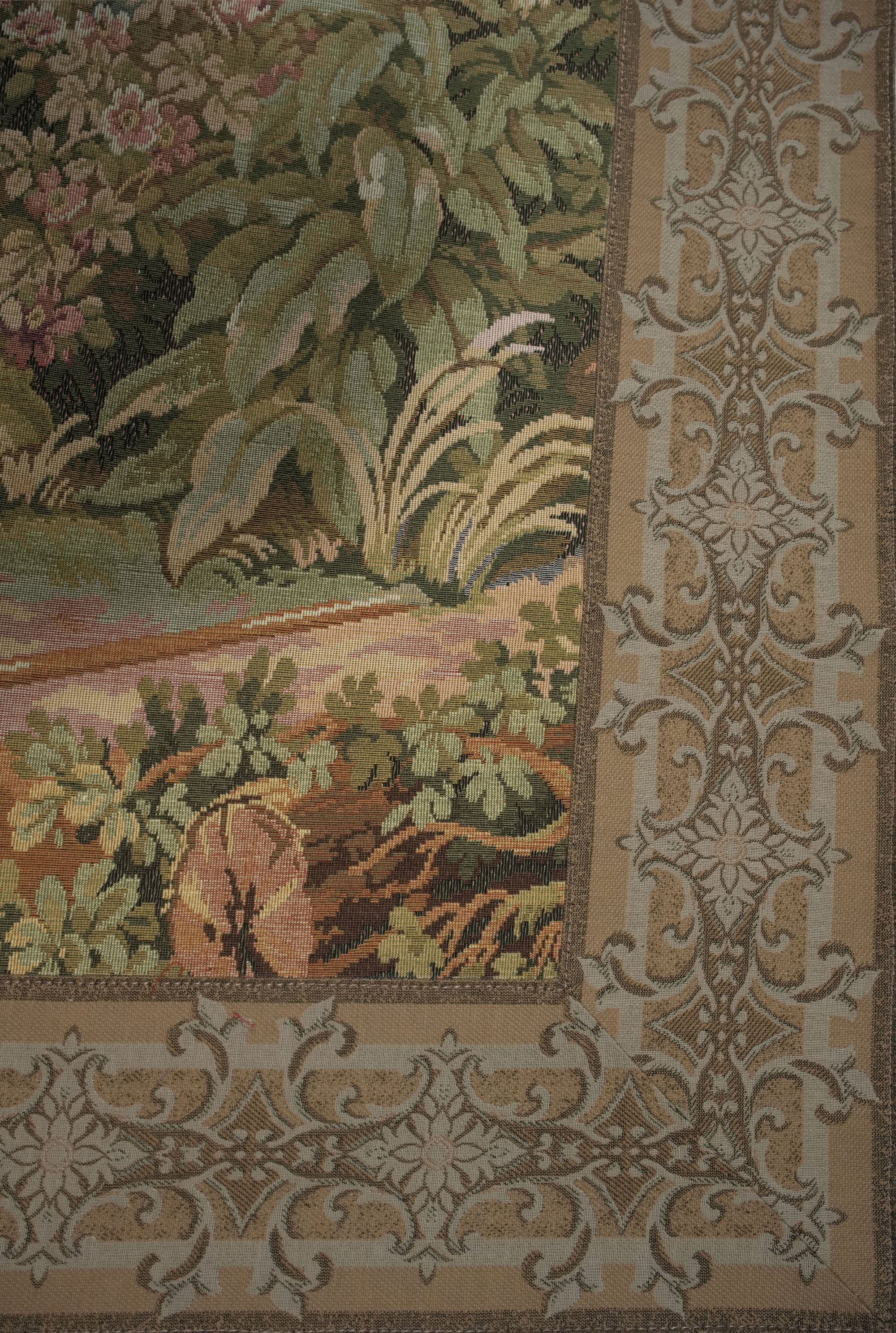 Old Mill Gold Vertical Italian Tapestry