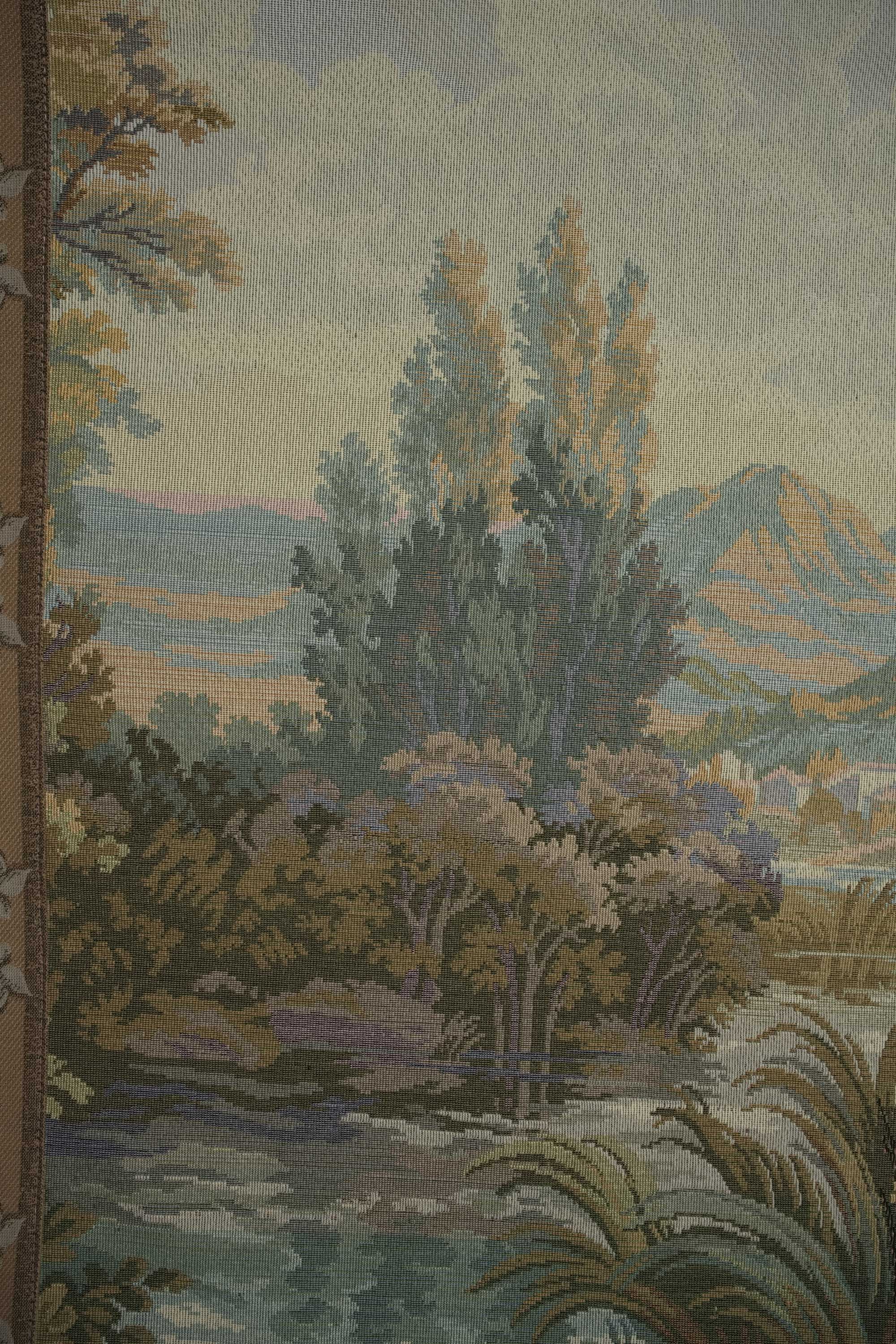 Old Mill Gold Vertical Italian Tapestry
