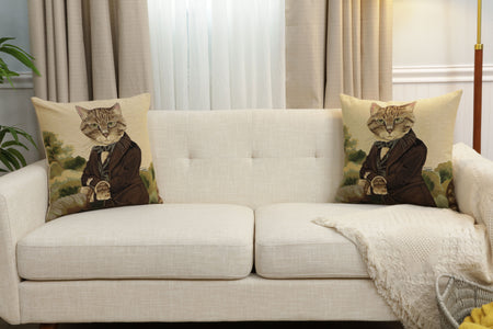 Herbert Cats A European Cushion Cover