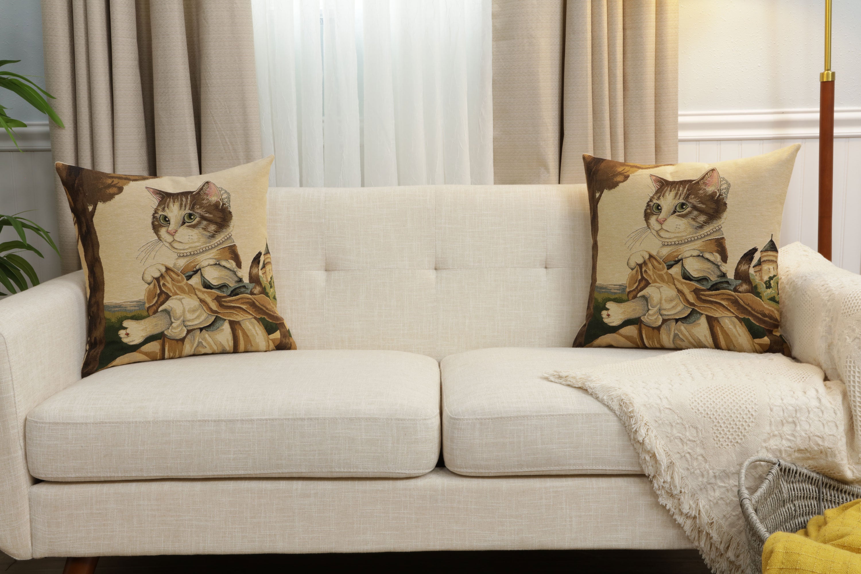 Herbert Cats C European Cushion Cover