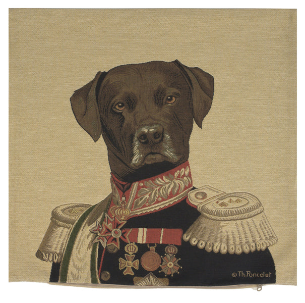Baron Labrador Black European Cushion Cover