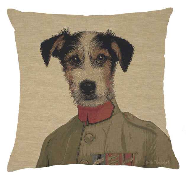 Percival Terrier Green European Cushion Cover