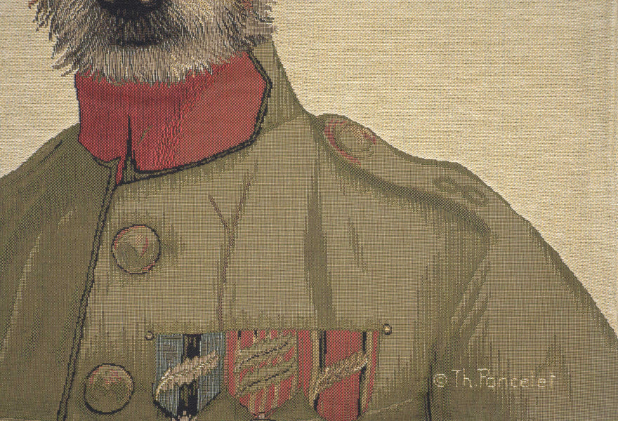 Percival Terrier Green European Cushion Cover