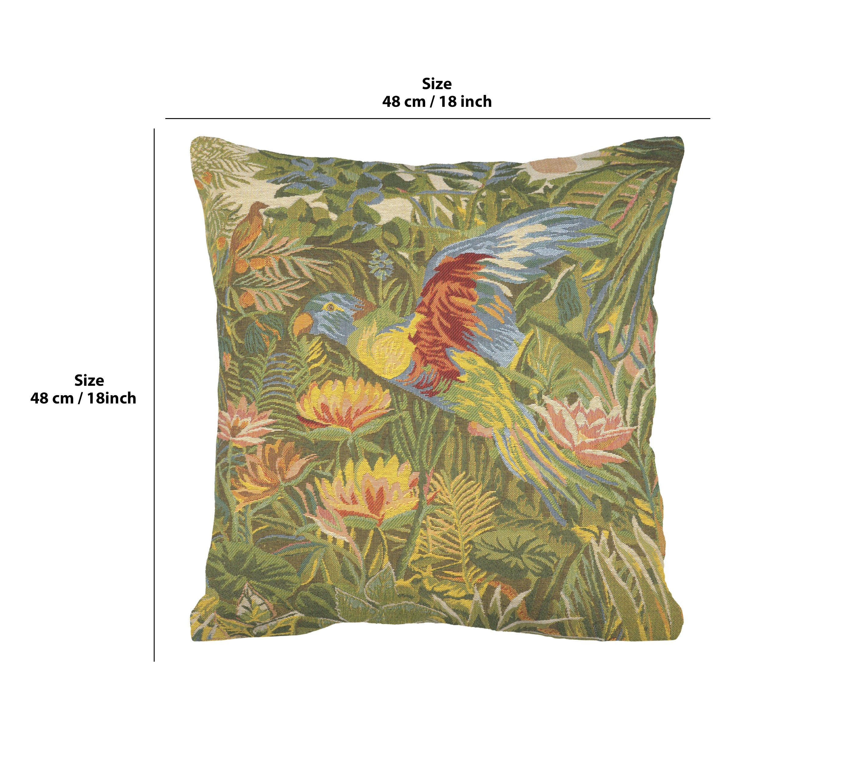 Feerie Tropicale European Cushion Cover