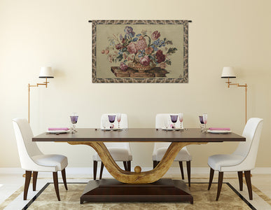 Pensee II Green European Tapestries