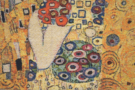 The Kiss with Lurex European Cushion Cover