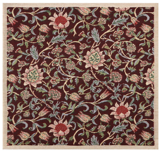 Fleur de Morris Damson Belgian Cushion Cover