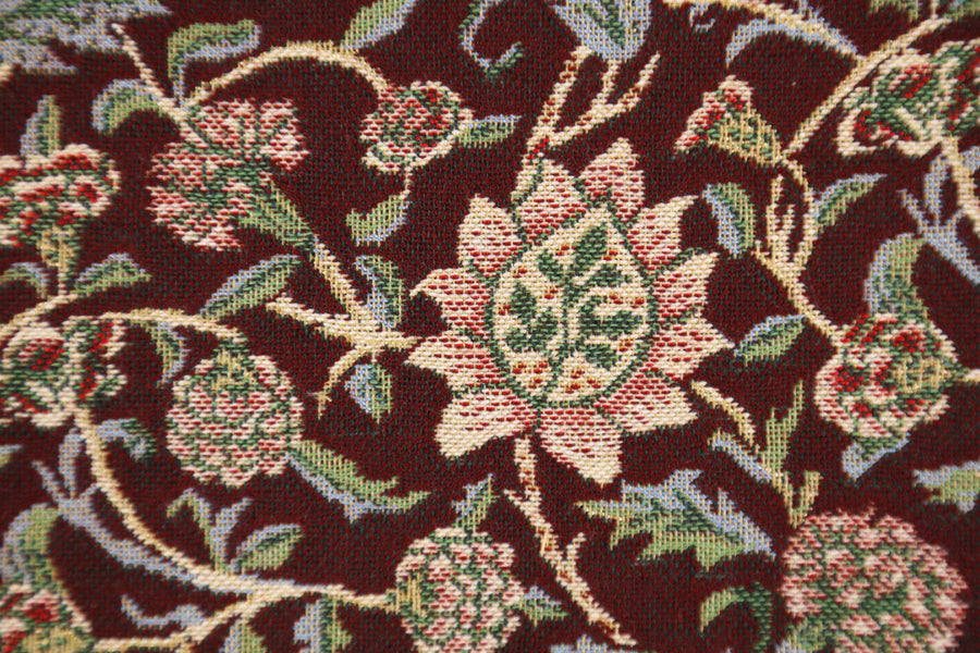 Fleur de Morris Damson Belgian Cushion Cover