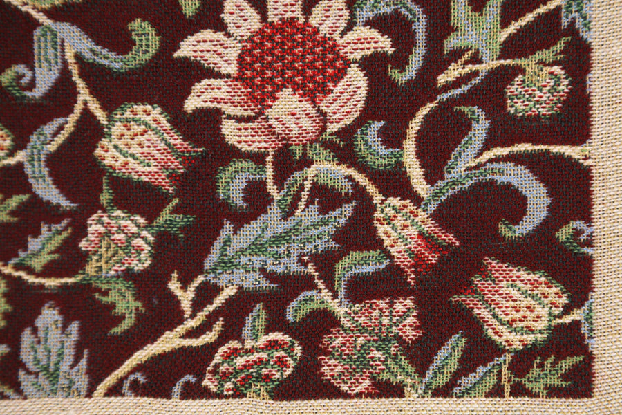 Fleur de Morris Damson Belgian Cushion Cover