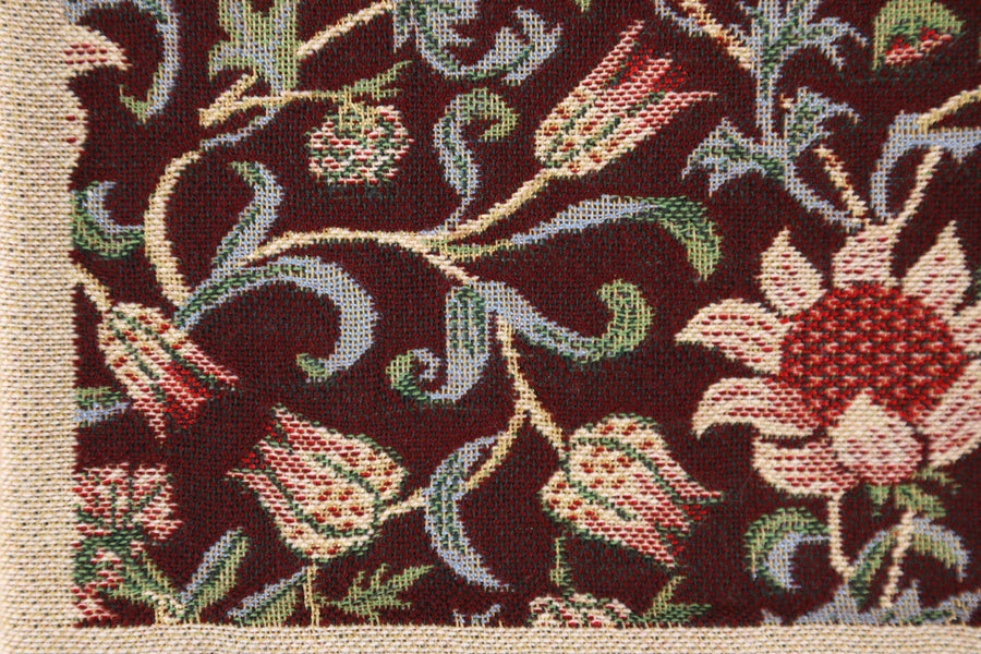 Fleur de Morris Damson Belgian Cushion Cover