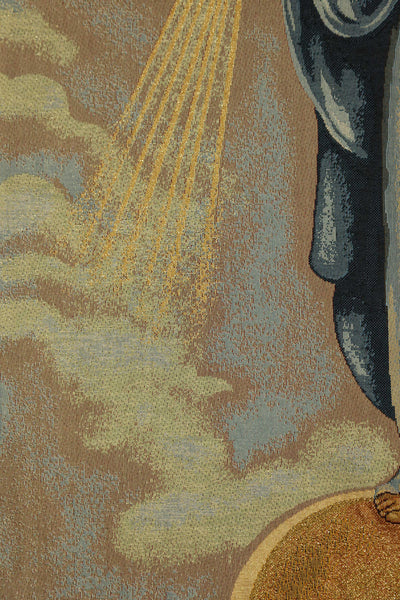 Madonna Miracolosa Italian Tapestry Wall Hanging