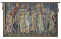 Departure of the Knights Large Italian Tapestry Wall Hanging by William Morris