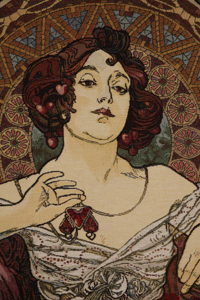 Mucha Rubis Stone European Tapestry