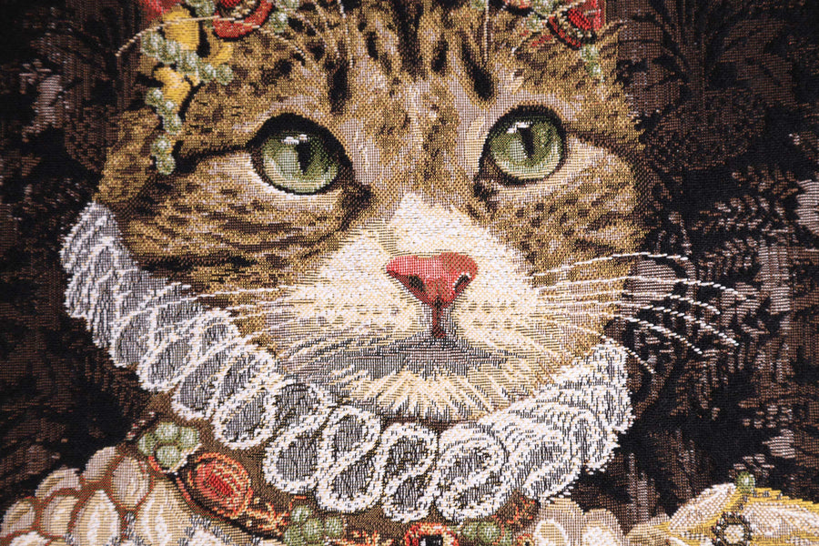 Grey Cat Sisi European Cushion Cover