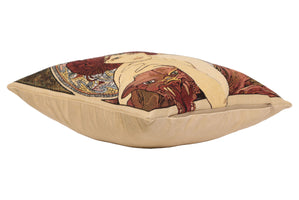Mucha Emeraude I European Cushion Cover