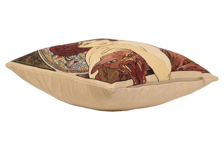 Mucha Emeraude I European Cushion Cover