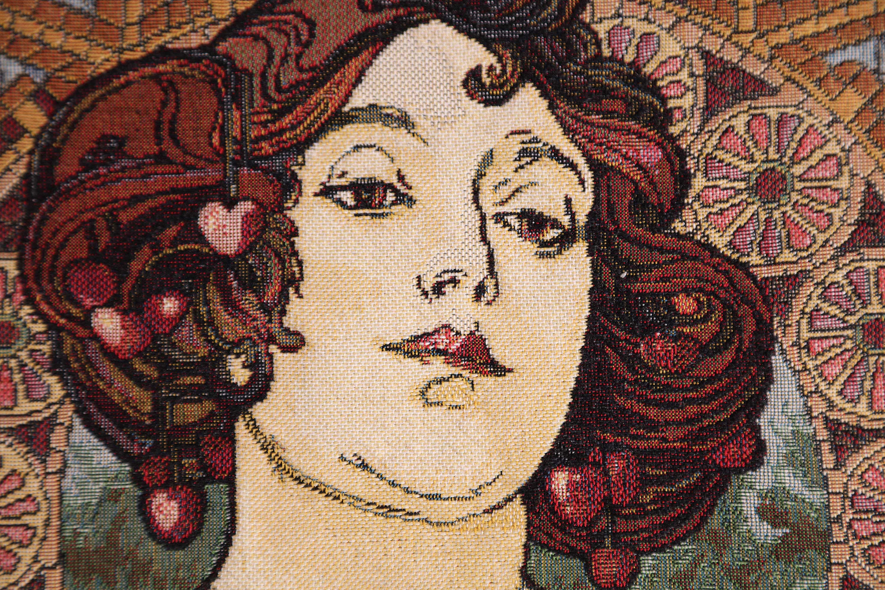 Mucha Rubis Stone I European Cushion Cover