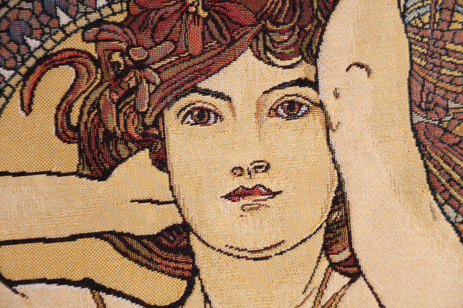 Mucha Amethyste I European Cushion Cover