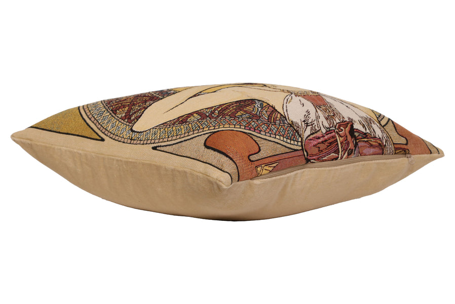 Mucha Amethyste I European Cushion Cover