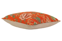Peony Orange A French Tapestry Cushion