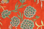 Peony Orange A French Tapestry Cushion