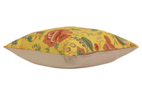 Peony Yellow A French Tapestry Cushion