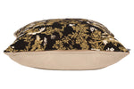 The Chinese on a Wheelbarrow Black French Tapestry Cushion