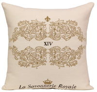 Gold Ornament French Tapestry Cushion