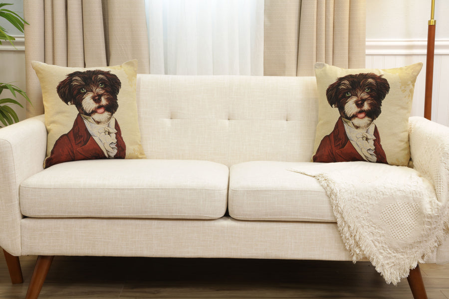 General Yorkie Cushion  Cover