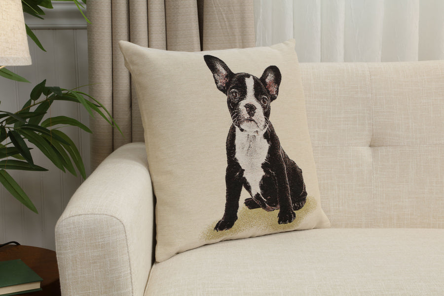 Boston Terrier Cushion  Cover
