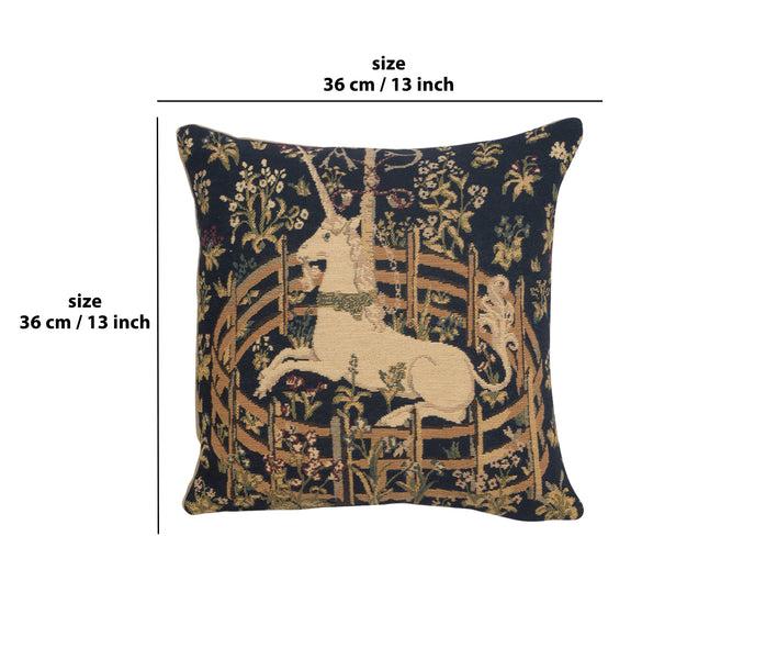 Captive Unicorn I European Cushion Cover
