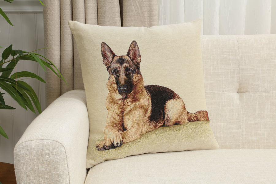 German Shephard Cushion  Cover