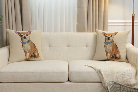 Hilton the Chihuahua Cushion  Cover